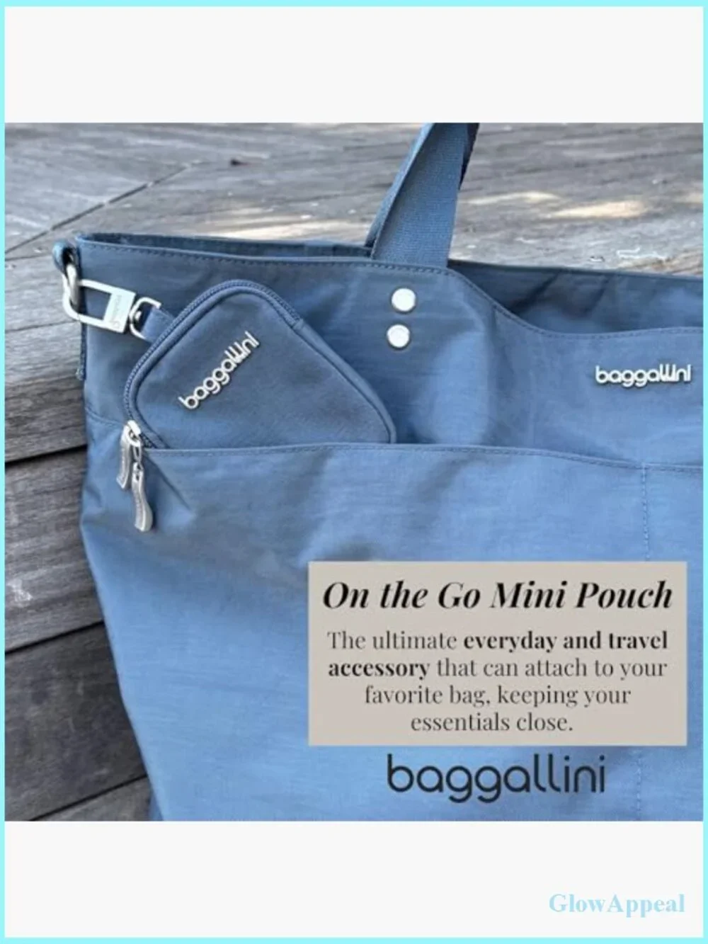 RFID-Blocking Mini Pouch with Clip-On Design - Featherlight & Compact